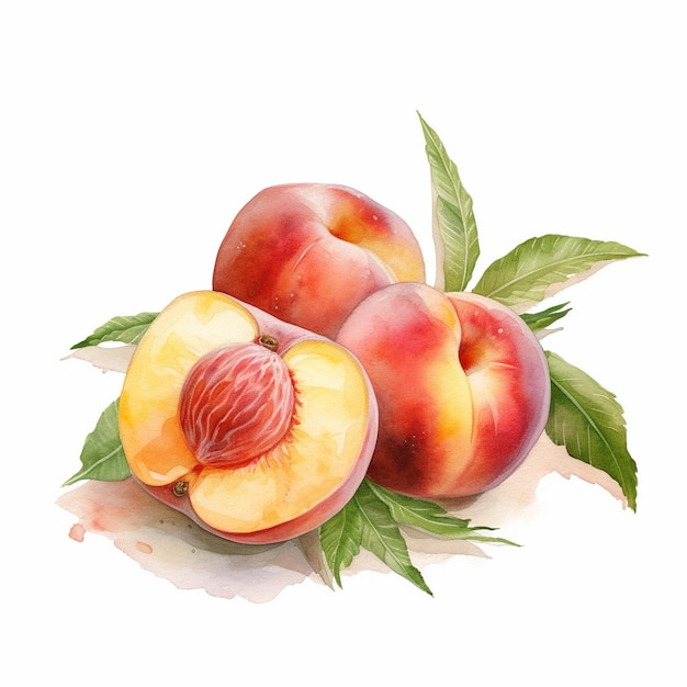 illustration of delicious apricot