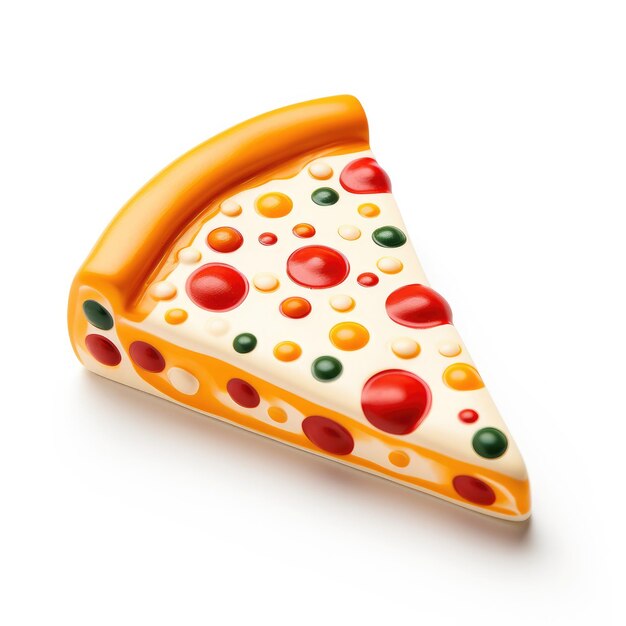 Illustration of delicious pizza isolated image