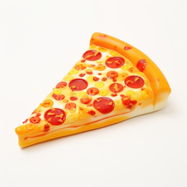 Illustration of delicious pizza isolated image