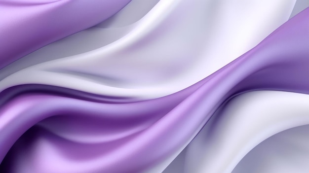 Illustration of a detailed closeup of a purple and white fabric texture