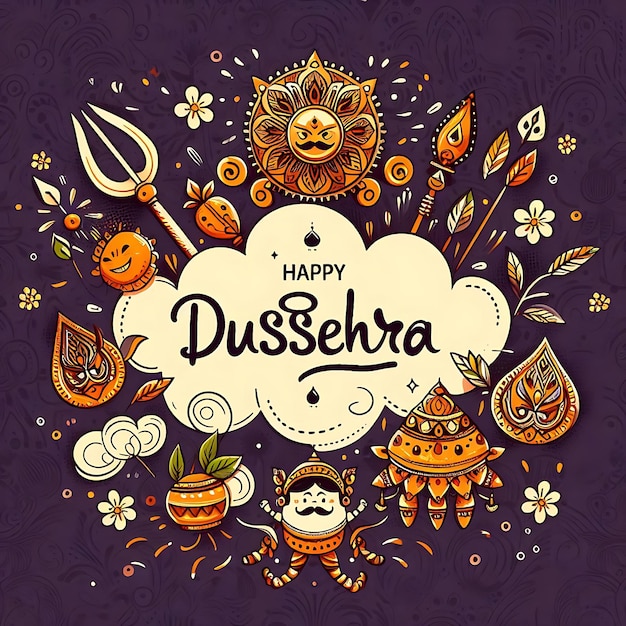 Photo illustration dussehra background