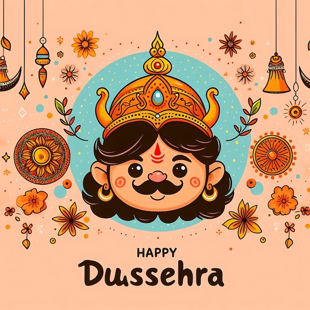 Photo illustration dussehra background