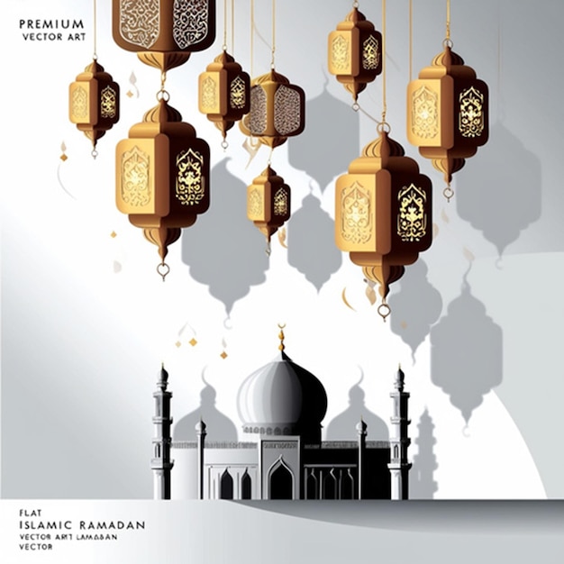 Photo illustration of eid alfitr greetings