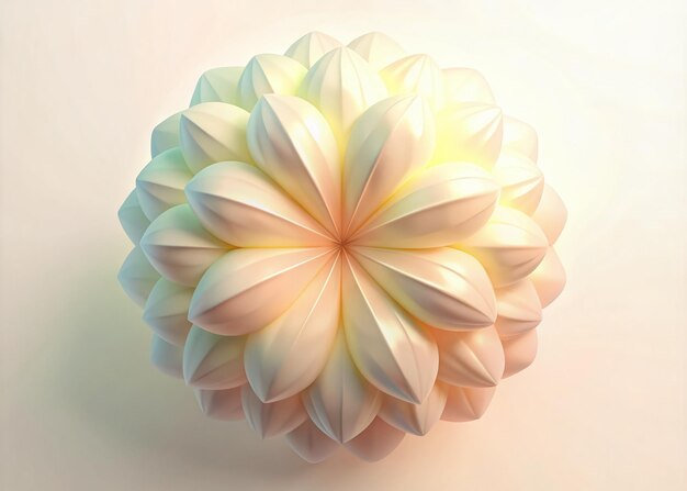 Illustration featuring a bulging 3D effect that gives a puffed and expanded look