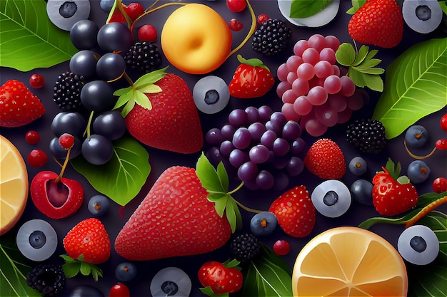 Illustration food background