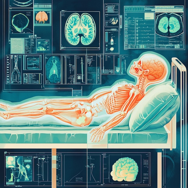 Illustration of how contrast agents are used in imaging studies