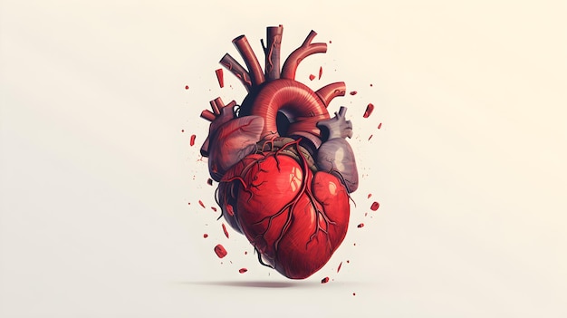 An illustration of a human heart