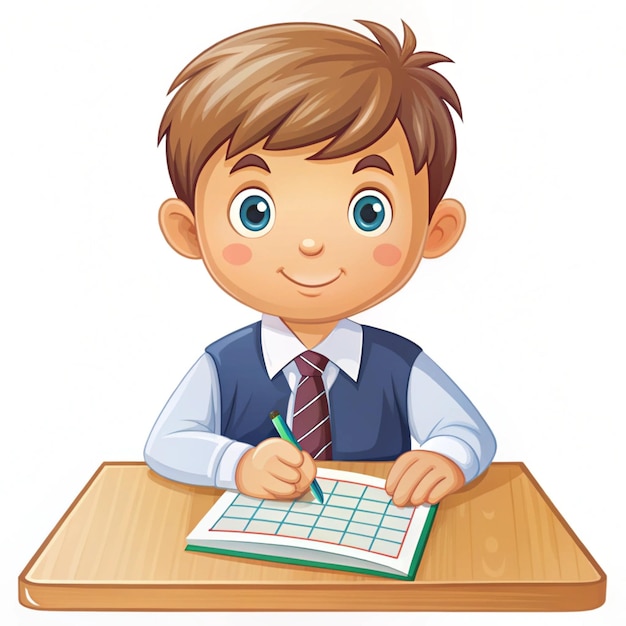 Illustration of kids education activity