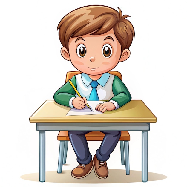 Illustration of kids education activity