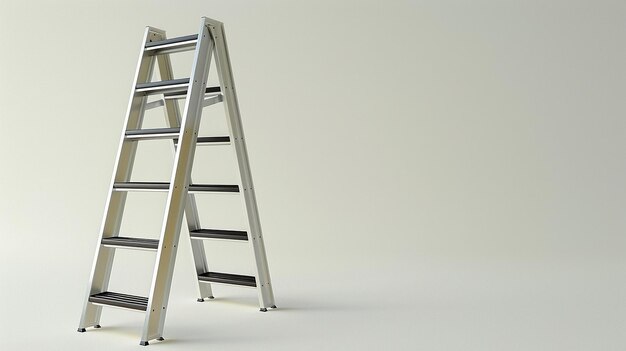 Illustration of Lightweight Ladder Isolated on White Background