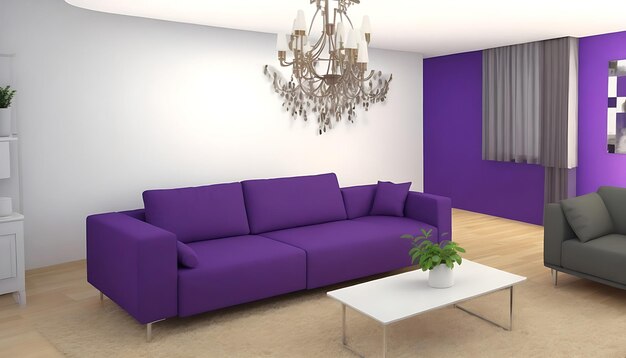 Illustration of the living room interior Others Decoration Generative ai