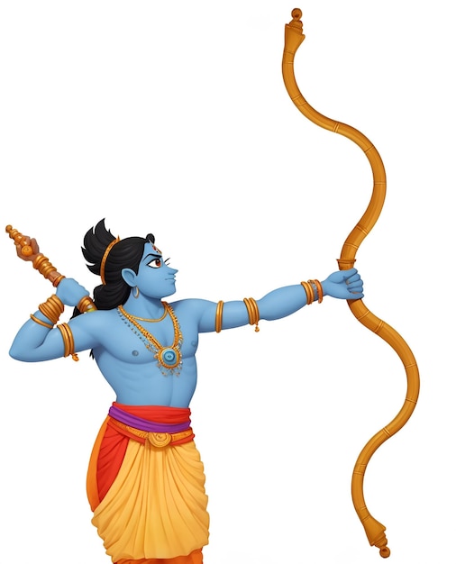 illustration of lord Rama character Ramayanas story