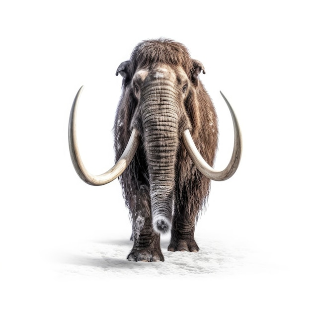 An illustration of a mammoth