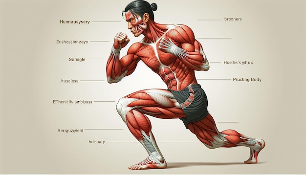 an illustration of a muscular body with the words bodybuilder on it