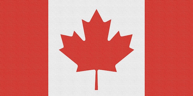 Illustration of the national flag of Canada