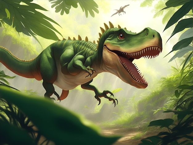 illustration_of_a_dinosaur_kids book