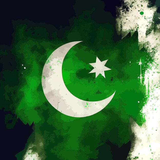 Illustration of the Pakistan flag