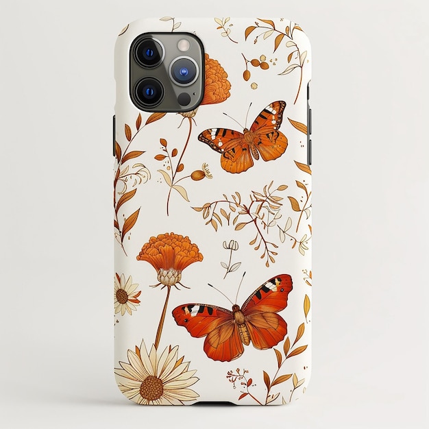 illustration phone case Design inspired by beautiful nature aesthetics featuring dried fruit illust