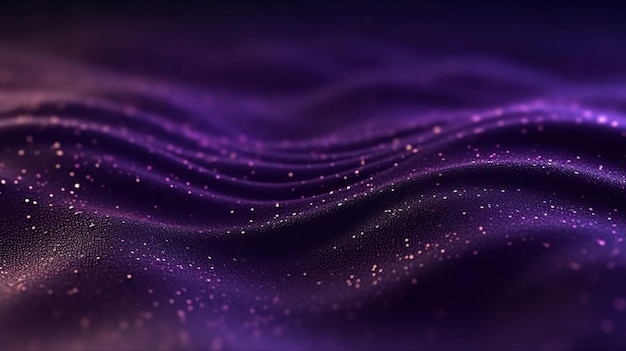 Illustration of a purple wavy patterned background