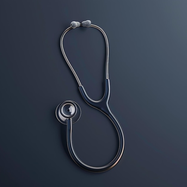 Photo illustration of realistic doctor stethoscope generative ai