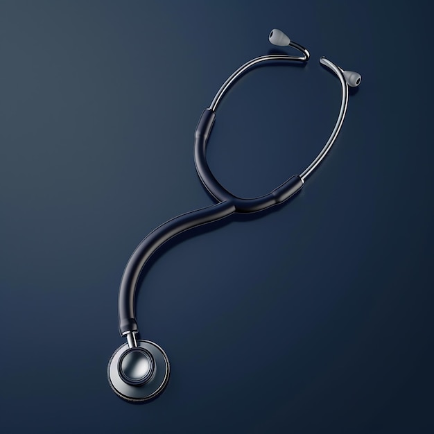 Photo illustration of realistic doctor stethoscope generative ai