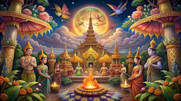 Illustration Thai Tradition