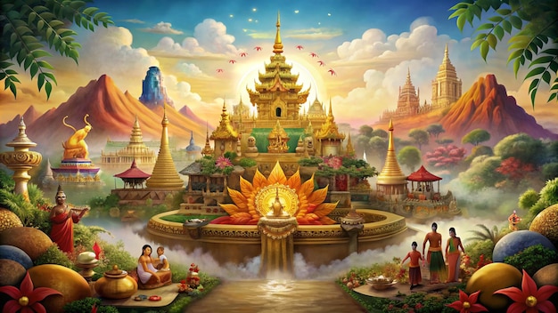 Illustration Thai Tradition