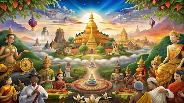 Illustration Thai Tradition