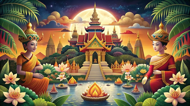 Illustration Thai Tradition