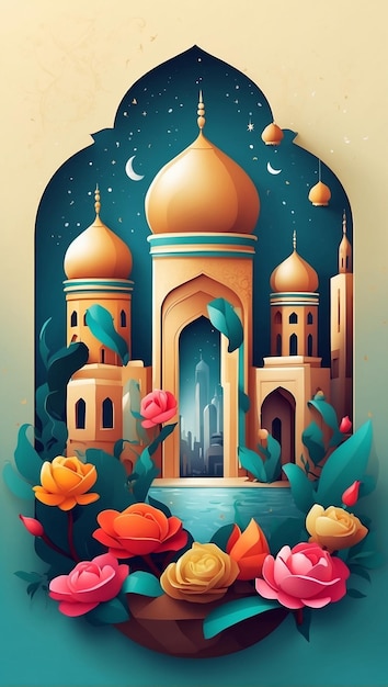 Illustration that represents Ramadan