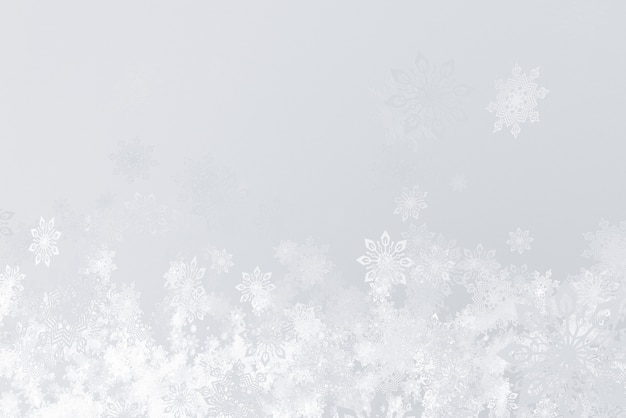 Illustration on the theme of the new year snowfall 3D illustration