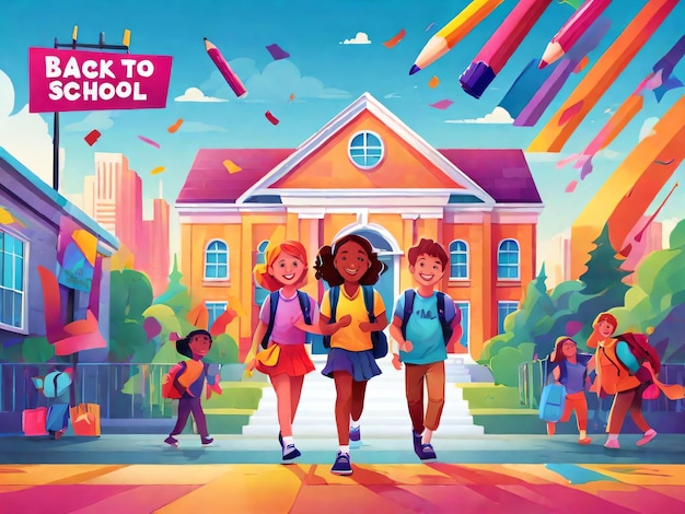 illustration Themed Around Back to School_5