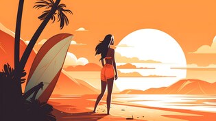 Surf illustrations