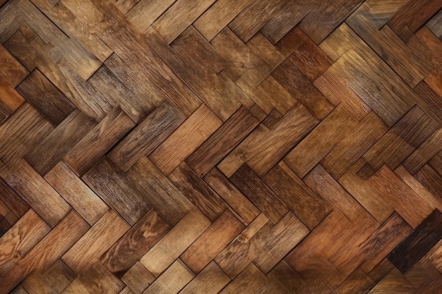 Illustration of Wooden Floor Texture CloseUp created with Generative AI technology