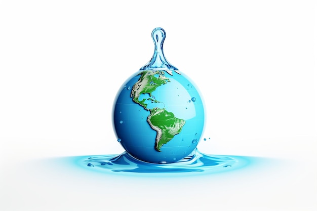 An illustration of world water day concept