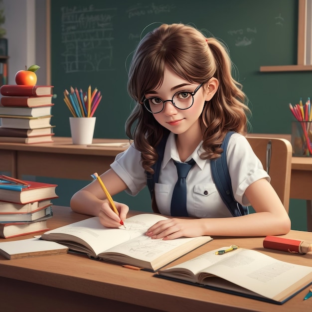 Illustrations back to school