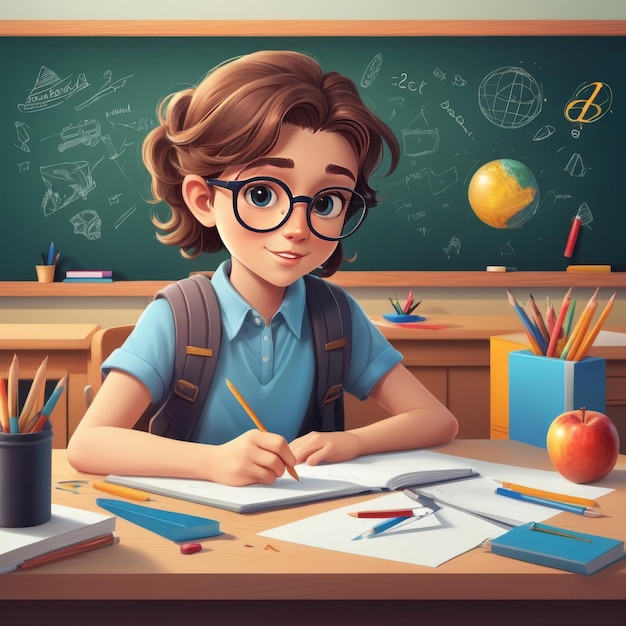 Illustrations back to school