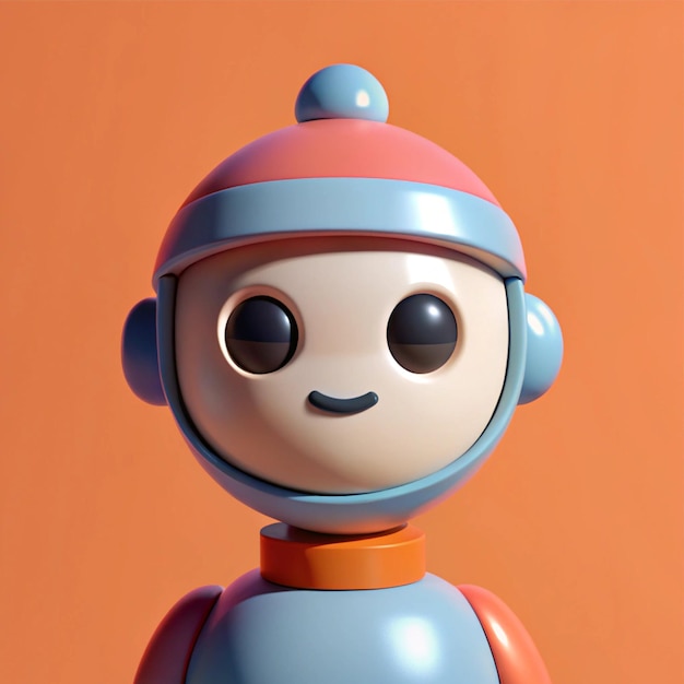 Illustrations of cute friendly chatbot robots interacting with various digital interfaces speech