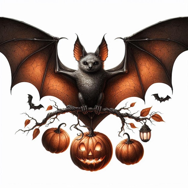 Photo illustraton of miniature candy bat sweets dessert halloween clipart vector image