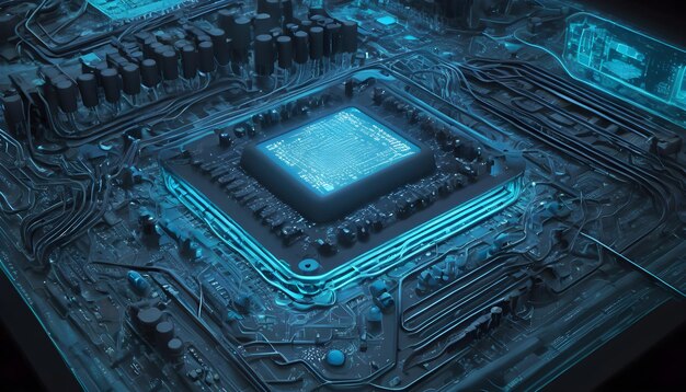 an image of a bio computer circuit