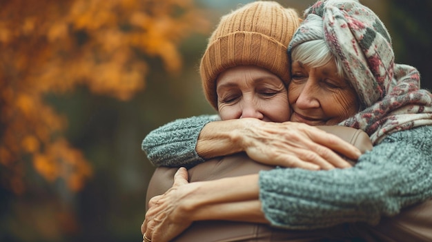 Photo an image of a cancer patient receiving a comforting hug from a loved one emphasizing the importance