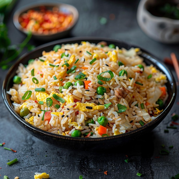 Image of Chinese food that fried rice and good apply for book menu