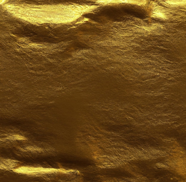 Image of close up of details of gold texture with copy space