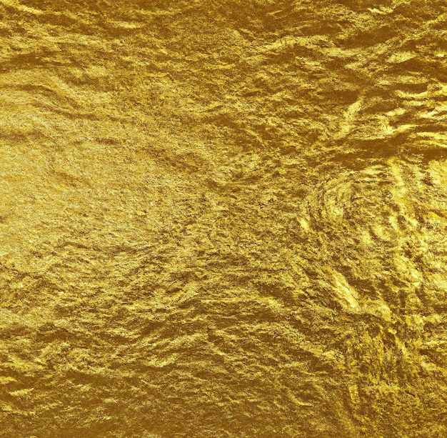 Image of close up of details of gold texture with copy space