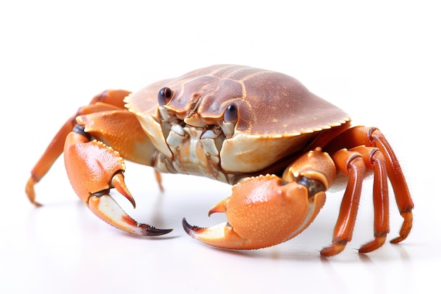 Image of a crab on white background Amphibian Wildlife Animals Illustration Generative AI