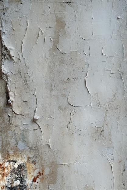 image of a cracked white wall