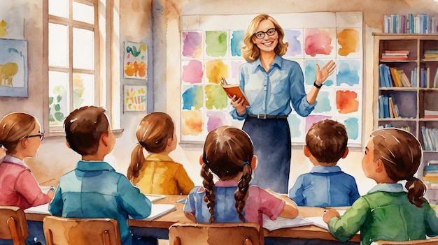 An image depicting joyful and educational moments Back to school