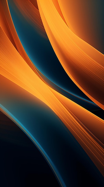 The image features an abstract background with a dynamic lines design