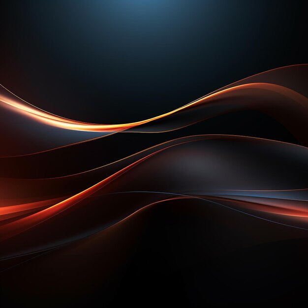 The image features an abstract dark background with some smooth lines