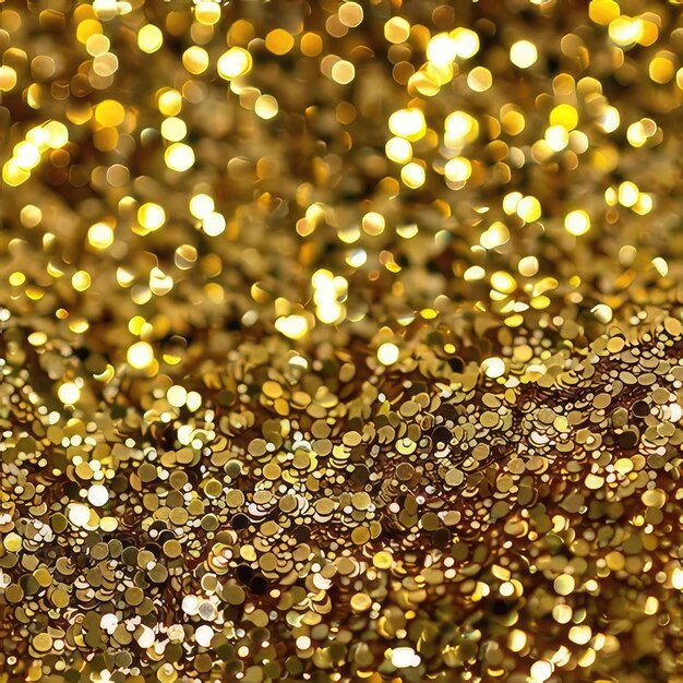 Photo an image of gold glitter